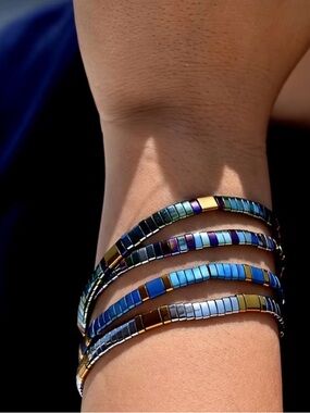 New Miyuki Tila Bracelets Metallics